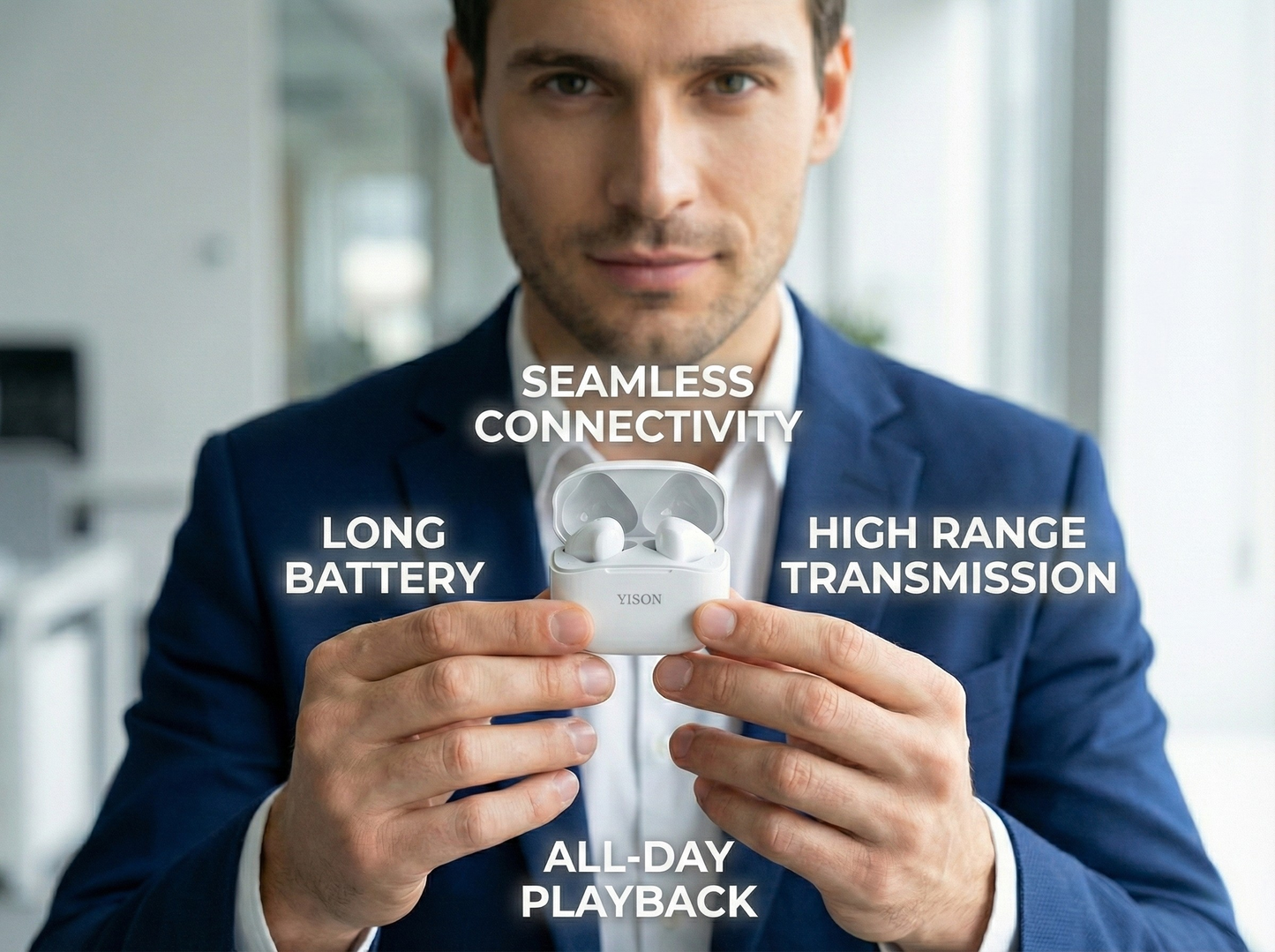 YISON T6 True Wireless Earbuds (Original Imported)